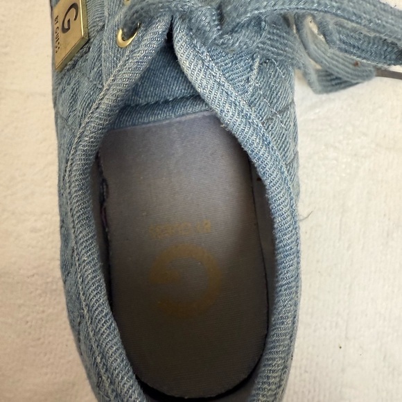 By Guess Los Angeles Backer Lace-Up
Sneakers Medium Blue Denim Fabric SIZE 8M - Picture 8 of 11
